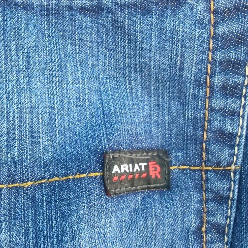 Ariat FR Jeans Men's 40x36 Blue M3 Loose Straight CAT 2 Flame Resistant Work